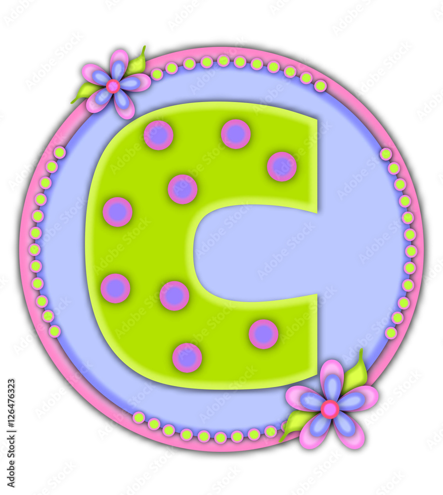 Alphabet Big Dotted C Alphabet Big Dotted C