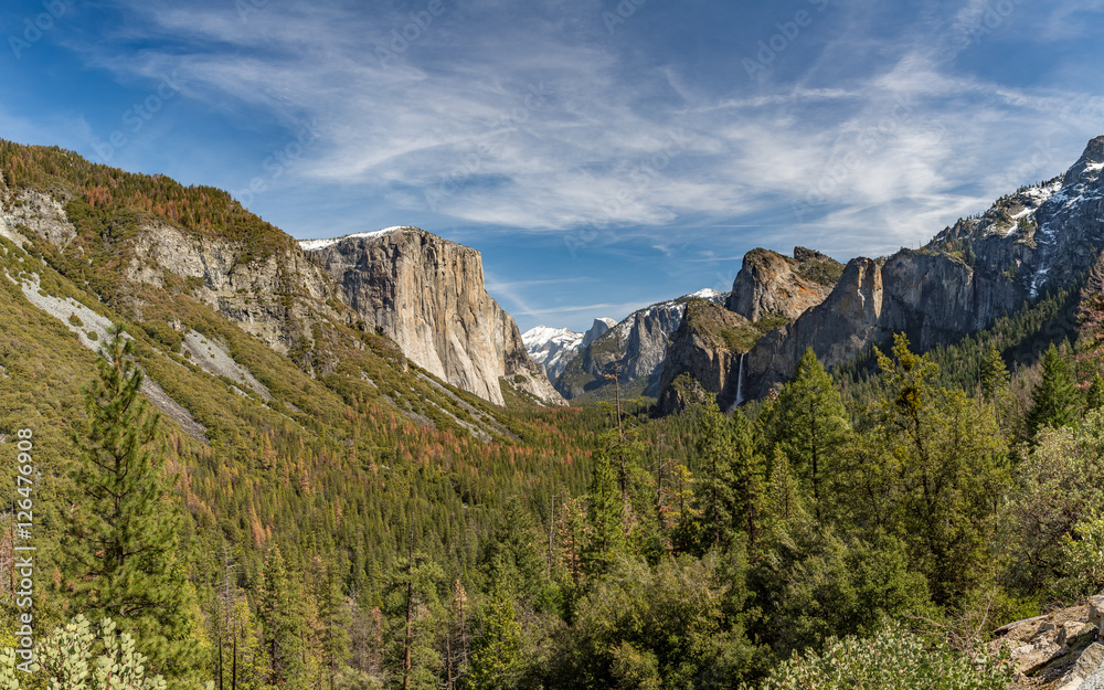 Tunnel View, Yosemite Valley, Late Winter Tunnel View, Yosemite Valley, Late Winter