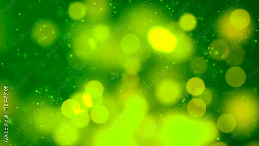 HD Loopable Background with nice green bokeh