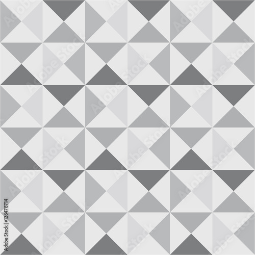 abstract retro geometric pattern black and white color tone vect