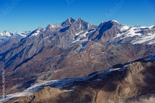 Amazing panoramaof Swiss Alps, Canton of Valais, Switzerland © Stoyan Haytov