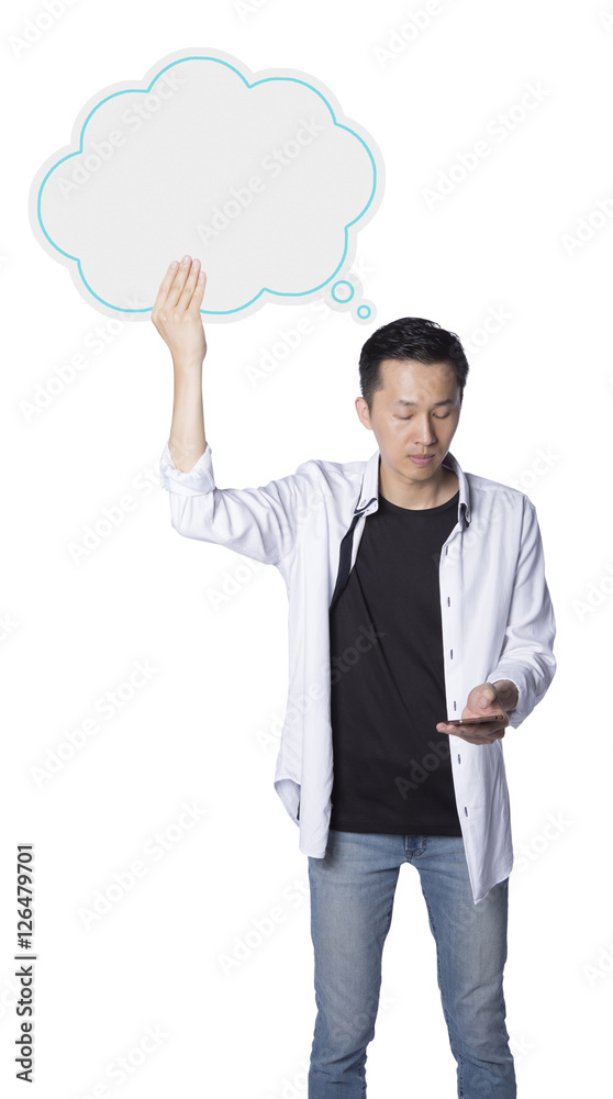 pondering asian man pondering asian man