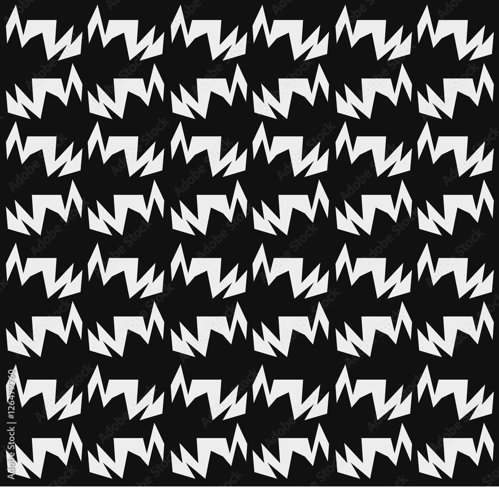 white zigzag pattern