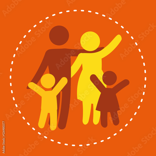 family home relationship icon vector illustration graphic design
