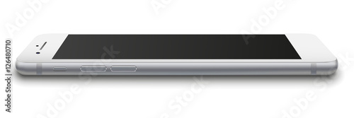 Smart phone isolated on white background.