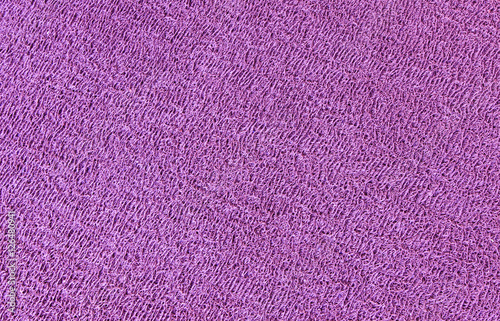 Close up of violet rubber floor background.