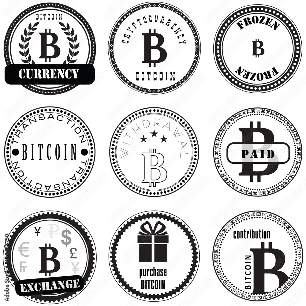 Obraz premium Financial transactions with Bitcoin