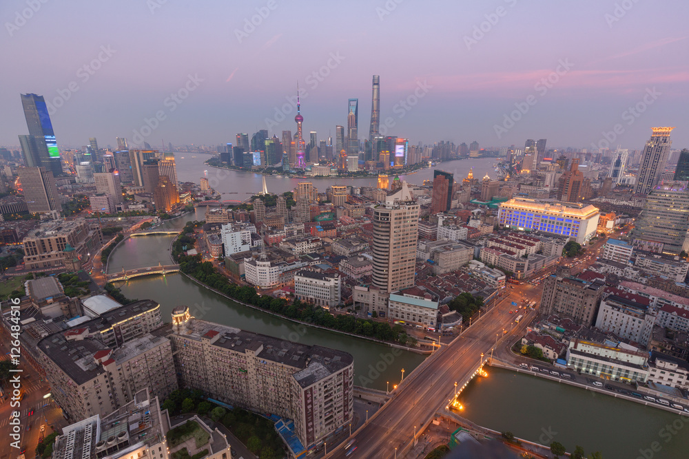 Shanghai urban architecture, skyline