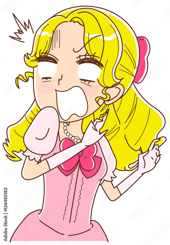お嬢様のイラスト お嬢様のイラスト