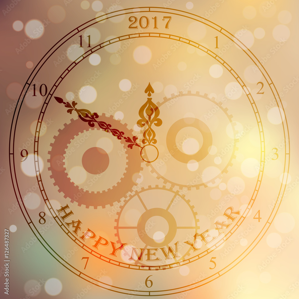 Obraz premium antique clock fac