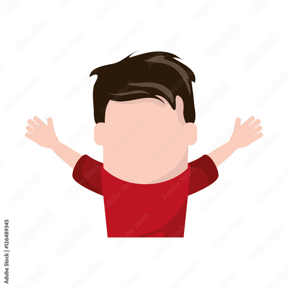 Man cartoon stretching icon. Fitness gym bodybuilding bodycare and fit theme. Isolated design. Vector illustration Man cartoon stretching icon. Fitness gym bodybuilding bodycare and fit theme. Isolated design. Vector illustration