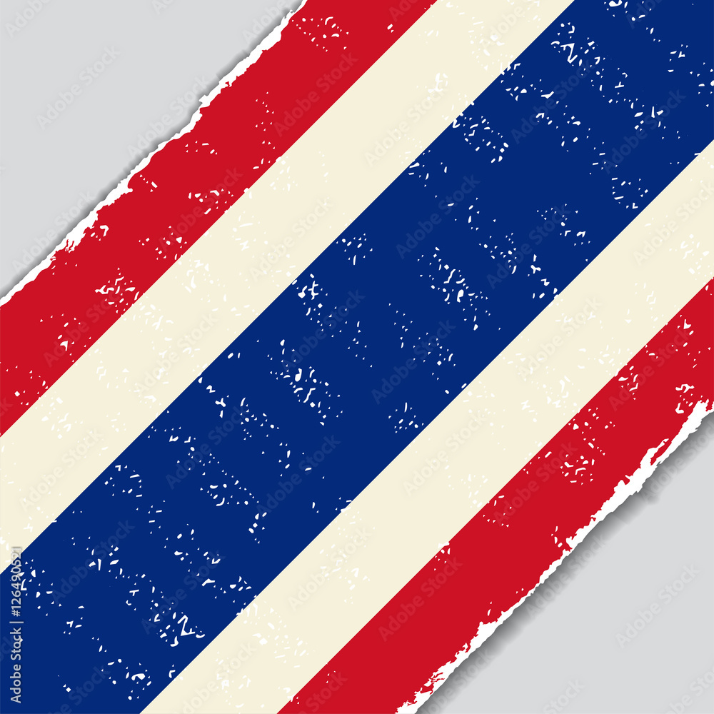 Thai grunge flag. Vector illustration. Thai grunge flag. Vector illustration.