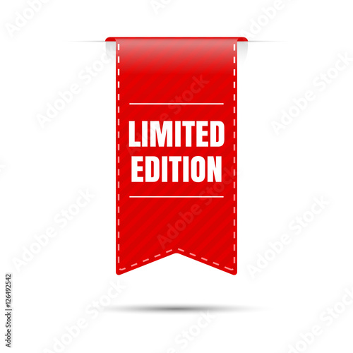 Limited edition. Vector sticker on a white background.