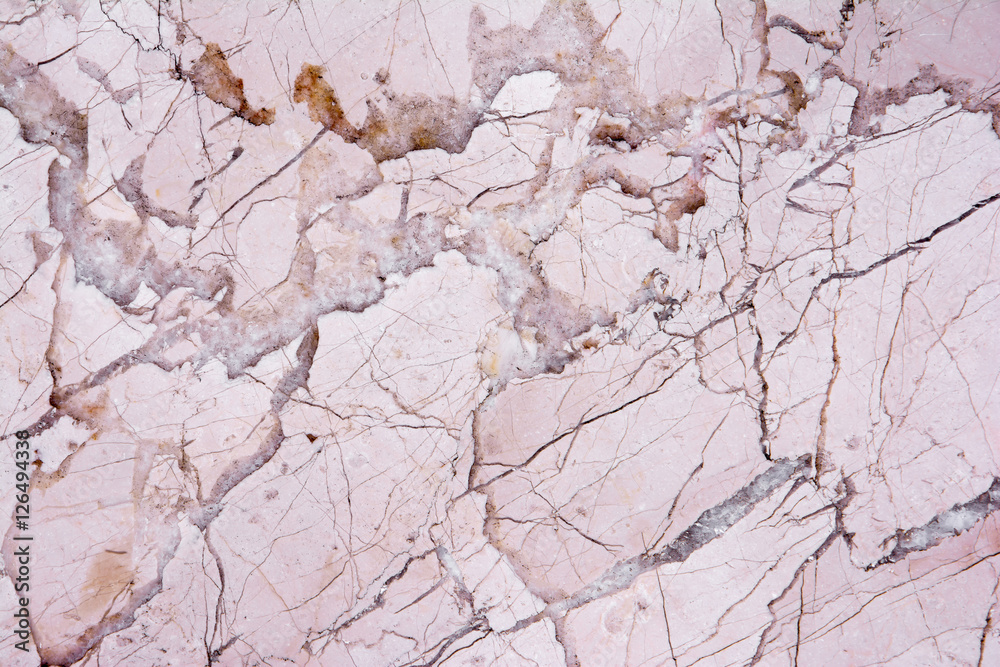 Naklejka premium Pink light marble stone texture background.Beautiful soft pink m