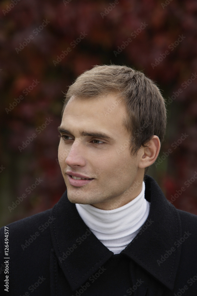 Portrait of young man Portrait of young man