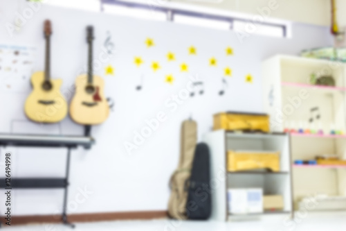 The music room