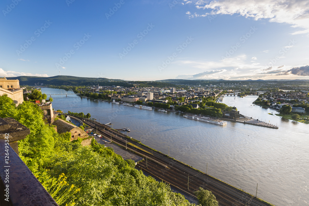 Koblenz Oldtown and Deutsches Eck