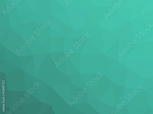 Green teal blue gradient abstract polygonal triangular background