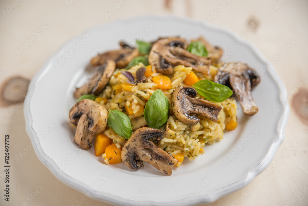 Herbstliches Risotto Herbstliches Risotto