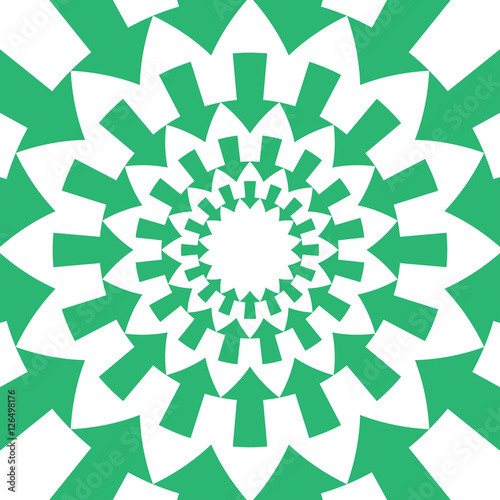 Green Round Arrows Background