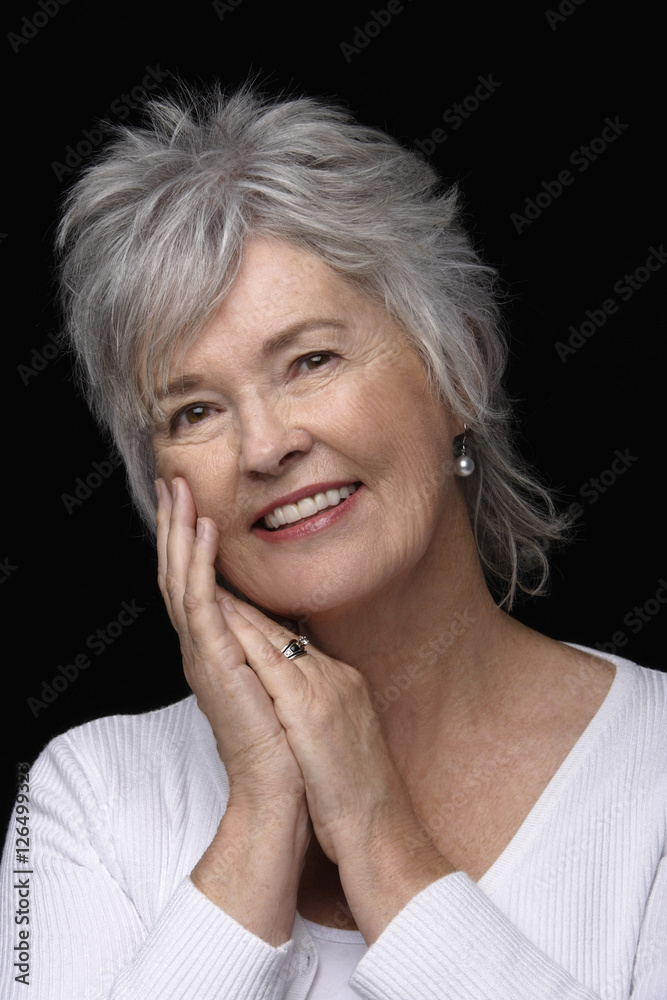 Portrait of older woman. Portrait of older woman.