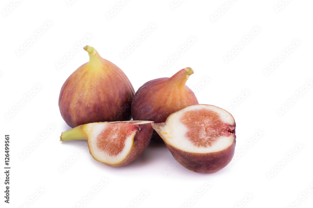 Fresh figs, sweed figs isolated on white background. Fresh figs, sweed figs isolated on white background.