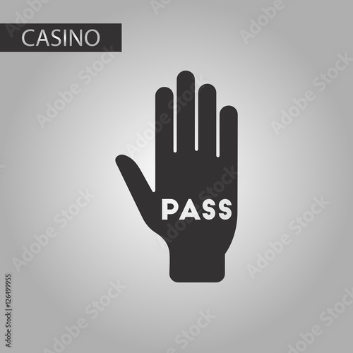 black and white style hand pass