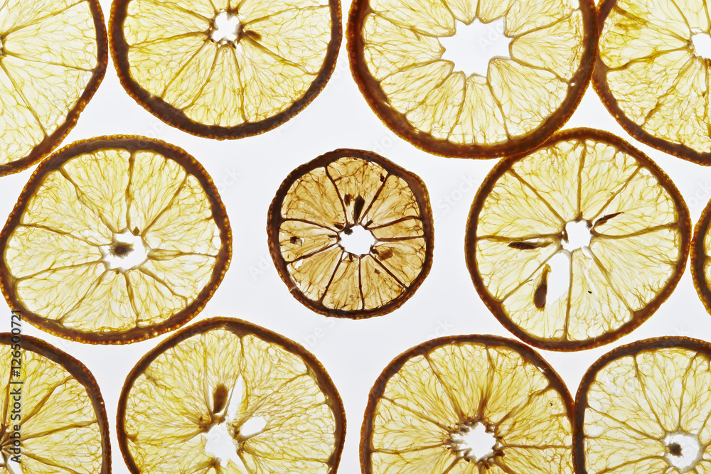 Dried orange slices Dried orange slices