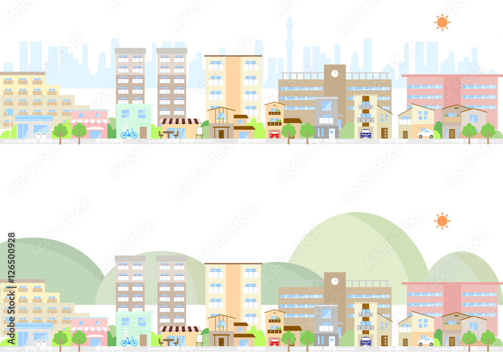 Obraz premium 街並み