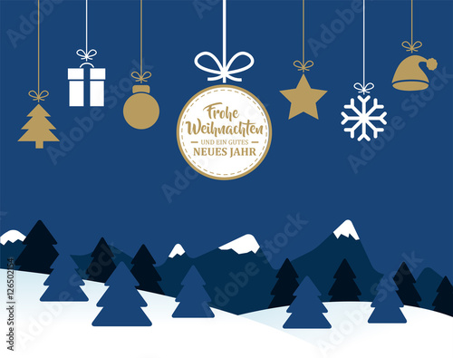 Frohe Weihnachten und ein gutes neues Jahr