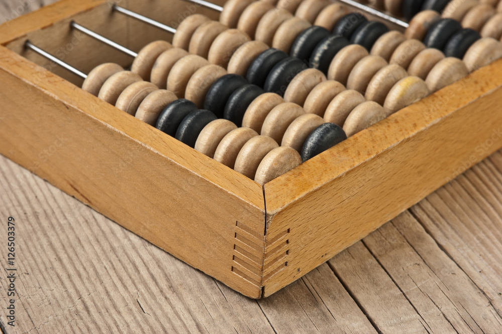 old wooden abacus old wooden abacus