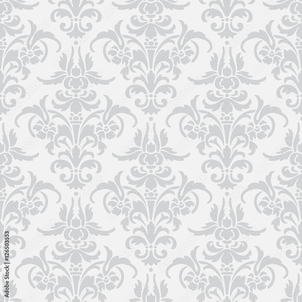 Ornamental seamless pattern set. Abstract texture. Illustration with  art flower on white background.