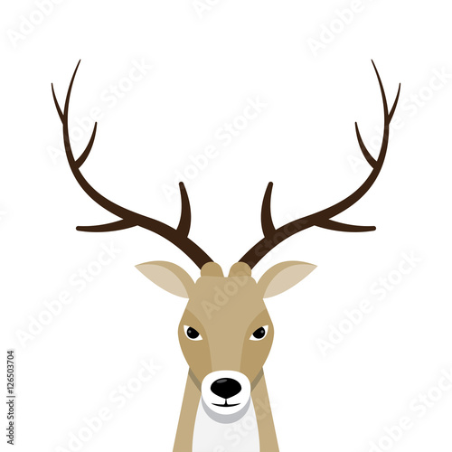 Deer head mascot