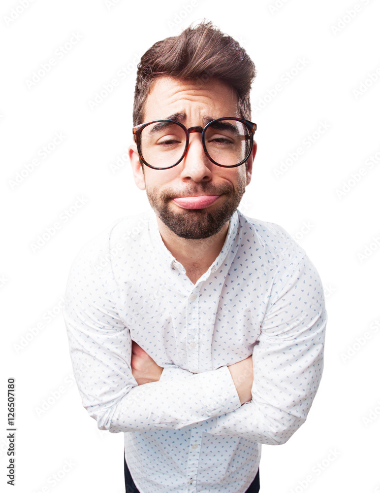 man worried gesture man worried gesture