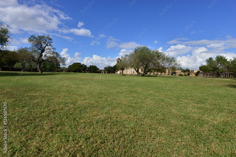 Mission San José y San Miguel de Aguayo the Catholic Mission in San Antonio Texas.