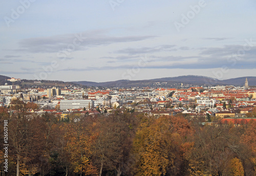 Canvas Print the view of austrian capital Vienna