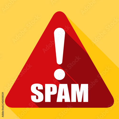 Spam Exclamation hazard sign