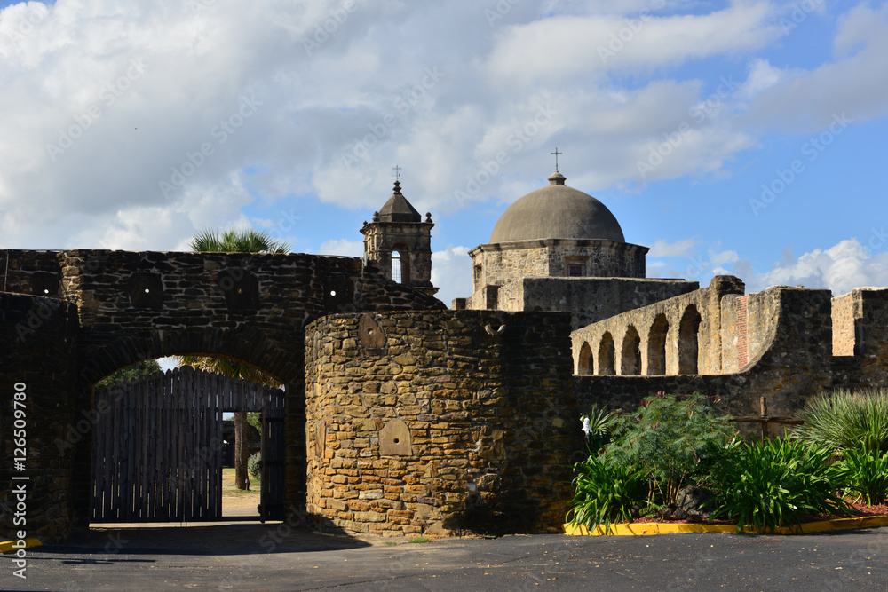 Mission San José y San Miguel de Aguayo the Catholic Mission in San