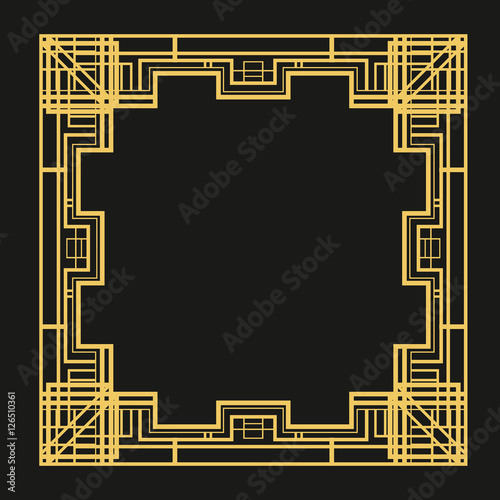 Vector illustration of frames, invitation cards templates in art