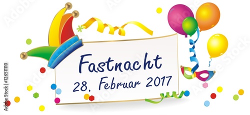 Faschingshintergrund