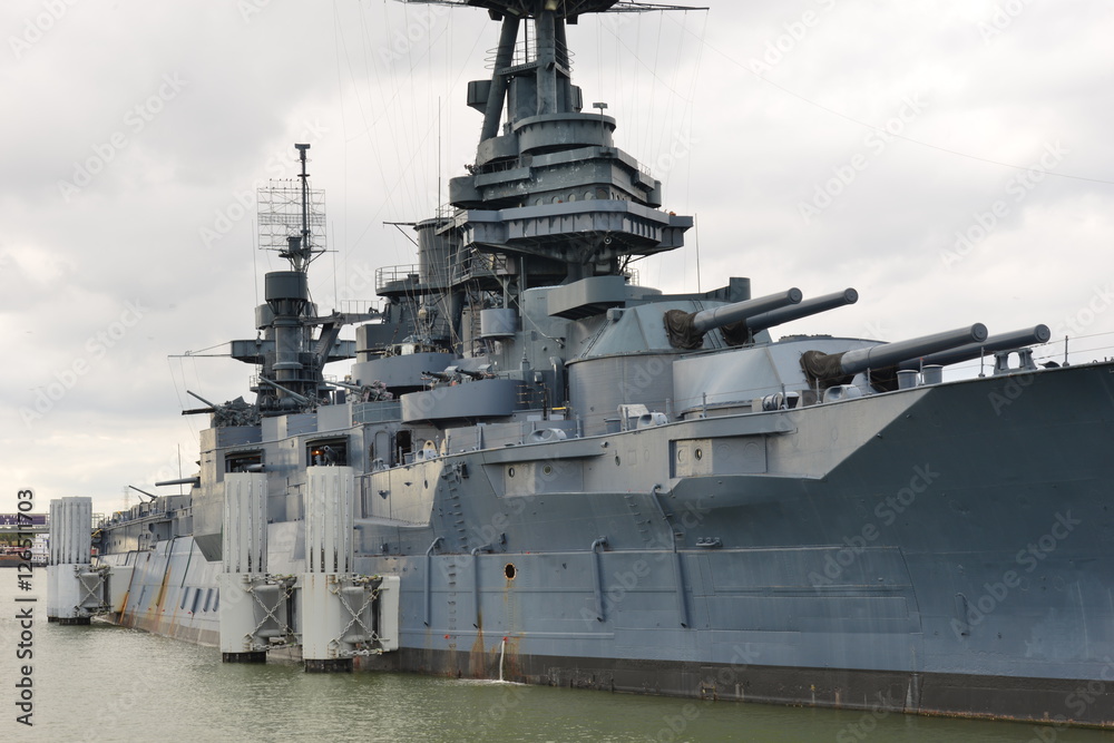 The Battleship Texas in Houston, Texas. The last World War One Dreadnought Battleship. The Battleship Texas in Houston, Texas. The last World War One Dreadnought Battleship.