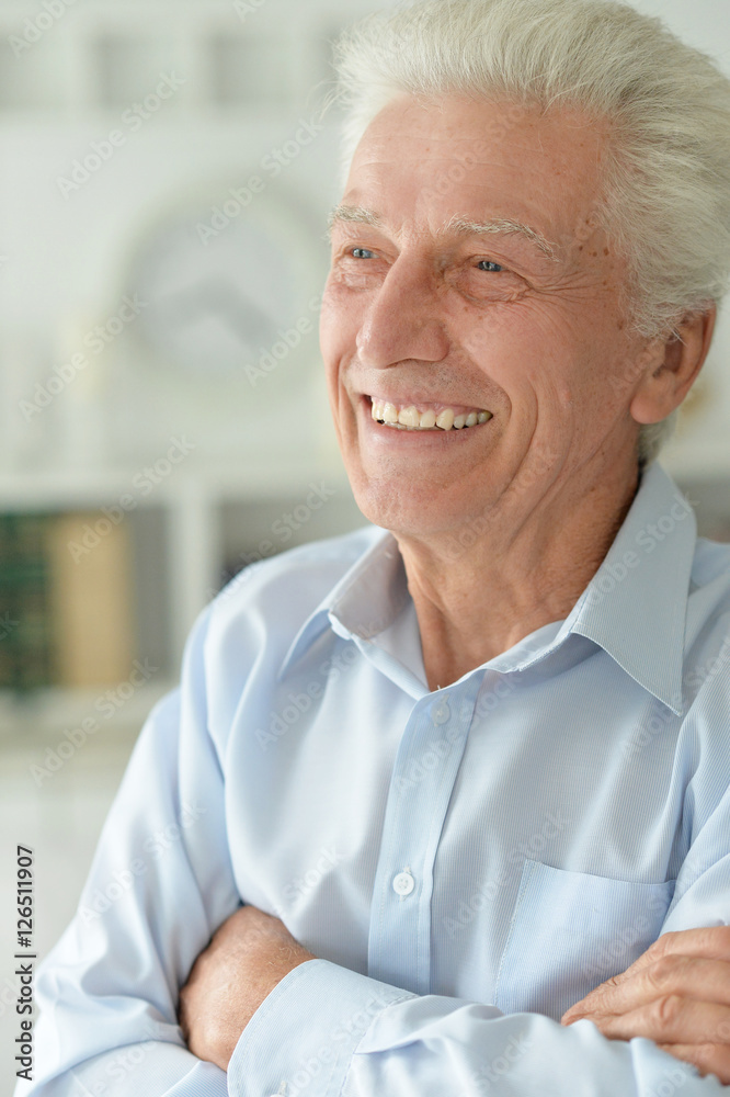 Senior man at home Senior man at home