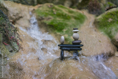 Zenstones at the waterfalls photo