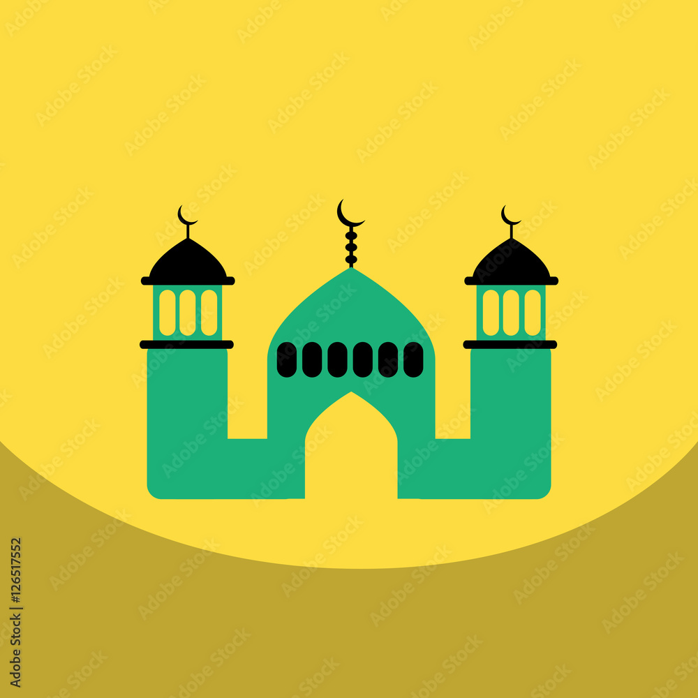 flat vector icon design collection ramadan festival