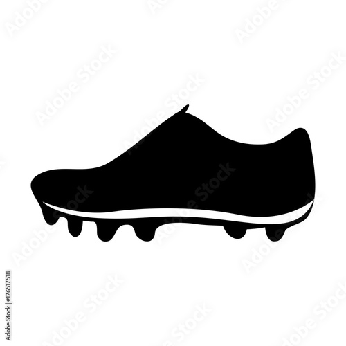 football cleats or boots icon image vector illustration design 