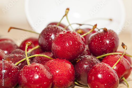 red ripe cherry