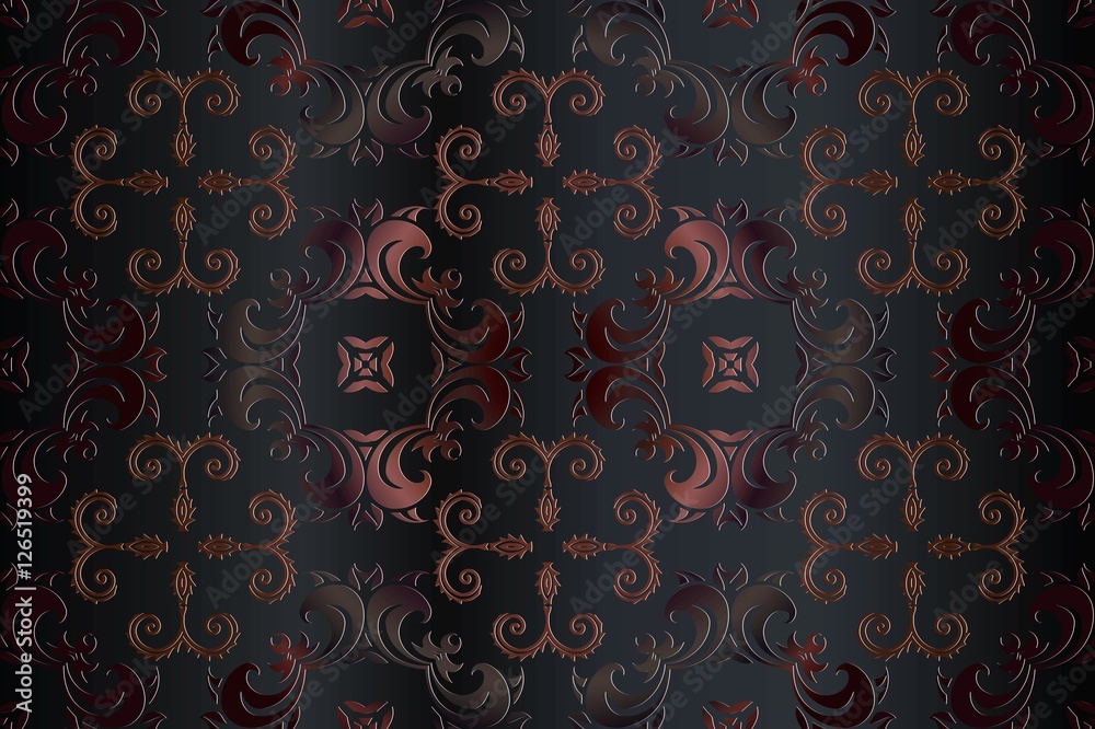 texture, background abstract embossed symmetrical pattern Victorian style vector illustration texture, background abstract embossed symmetrical pattern Victorian style vector illustration