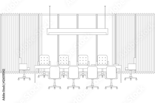 Meeting room line interior