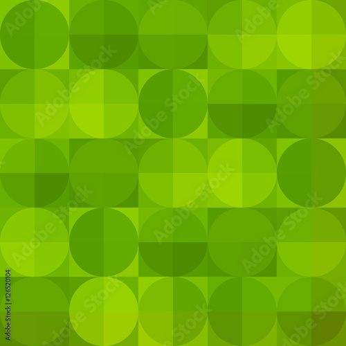green geometric seamless pattern