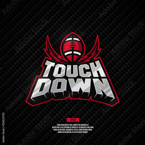 American football logo.
